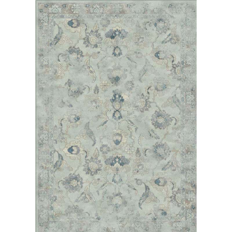 Darby Home Co Crestshire Light Blue/Light Gray Area Rug & Reviews